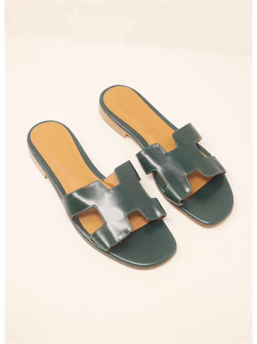 Dark green slipper sandals Da Costanzo | 2508VERDEV